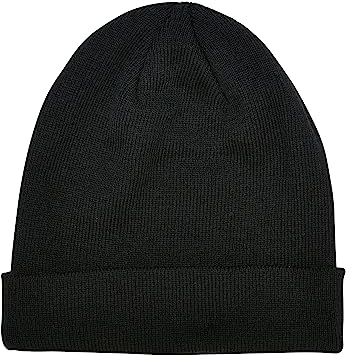 Urban Classics Unisex Recycled Basic Beanie Black, one Size