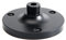 2PKS Schwanenhals Mikrofonhalter, Mikrofon-Flanschhalterung, Wandhalterung, Mikrofonständer, 5/8 Stecker, ideal für verschiedene Montagegeräte, Schwarz