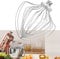 11-Wire Whip attachment Replacement for Kitchen-aid KN211WW Stand Mixer Fit 7 Quart Tilt-Head Lift Stand Mixer Whisk Attachment for Egg Heavy Cream Beater Whisk