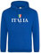 Italia Herren Kapuzenpullover Rugby Hoody Italienische Flagge Schild Nationen Italien Fans, königsblau, S