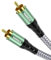 RAWAUX Subwoofer Cable RCA to RCA Stereo Audio Cable 24K Gold-Plated Digital Coaxial Audio Lead for Amplifier, Speakers, Soundbar, Home Cinema and HiFi Systems 2M