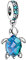 Ocean Blue Sea Turtle Dangle Bead Fit Charms Silberarmband DIY Damenschmuck Sommerkollektion
