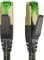 KabelDirekt – Cable Ethernet CAT7 con blindaje triple ultraseguro y cubierta de nylon flexible – 3m – Cable de red/Internet (10Gbps para máxima velocidad de fibra óptica, RJ45, Gaming/XBO/PS5)