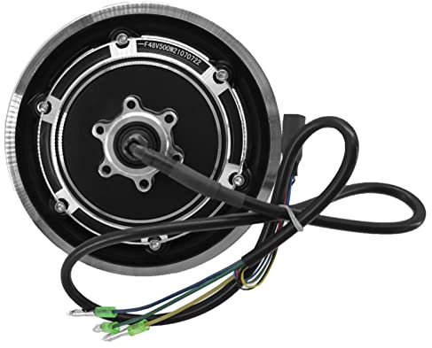 KOCAN 500W E-Scooter Nabenmotor, 10'' Elektroroller Nabenmotor 48V 500W Bürstenloser Scheibenbremsnabenmotor E Bike Motor Ersatz für KUGOO M4 / M4 PRO klappbarer Elektroroller E-Scooter Zubehör