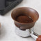 Pevfeciy Kaffee Dosierring 58mm | Siebträger Dosierring Nussbaumholz | Dosierring mit Magnet für Siebträger | Profi Barista Zubehör,58mm