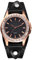 Avaner Uhren Unisex Steampunk Leder: Schwarzes PU Armband Retro Design Herren Damen Uhr mit minimalistischen Balkenindizes Armbanduhr für Herren Damen
