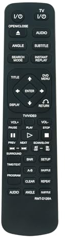 New RMT-D126A Replacement Remote Control - VINABTY RMT-D126A DVD Remote Control Replace fit for Sony DVD Player RMT-D126A DAV-L7100 DVP-NS300 DVPNS3 DVP-NS300B DVP-NS300D Remote Controller