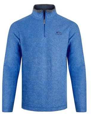 Weird Fish Newark 1/4 Zip Grid Fleece Blue Size 2XL. (Jumper/Sweater/Fleece)