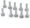 10 Pcs Silver 10PK Torx Spline Screw Bolt T27 M5X18 Fit for STIHL Chainsaw Weed Eater Strimmer 9022 340 1010, Chainsaw Accessories, Chainsaw Parts and Accessories