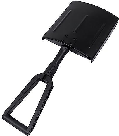 Anneome 1pezzi Pala Pieghevole Lega di Alluminio Spade Multiuso Portatile per Rimozione e Emergenza Design Compatto e Leggero per attività all Aperto e Viaggi Auto