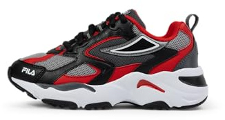 FILA Unisex Kinder Cr-cw02 Ray Tracer Teens Sneaker, Black Fila Red, 39 EU