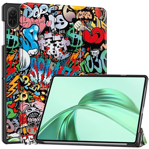 XITODA Custodia Cover per Honor Pad X8a 11 pollici 2024 - Protezione in Pelle PU mit Stand Funzione Cover per Tablet Honor Pad X8A,Graffiti