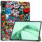 XITODA Coque pour Honor Pad X8a 11 pouces 2024 - Protection en cuir PU mit Stand Fonction Cover pour tablette Honor Pad X8A, Graffiti