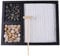 Kit giardino zen Mini giardino zen giapponese da tavolo con rastrello, sabbia bianca e rocce di fiume Giardino zen di sabbia per meditazione per casa, ufficio, ornamenti da scrivania e regali StileA G