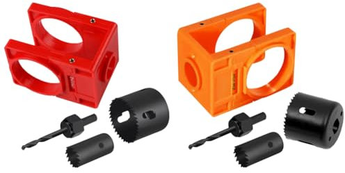 ARVALOLET Door Lock Installation Kit for 1-3/8-1-3/4 Inch Doors with Guide Template