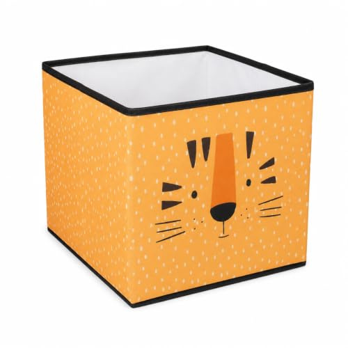 PH K111 Faltbare Aufbewahrungsbox 30x30x30 cm – Tiermotiv, Stoffbox | Spielzeugkiste, Stoffbox mit Tiermotiv-Motiv, faltbar für Kinderzimmer & Spielzeug