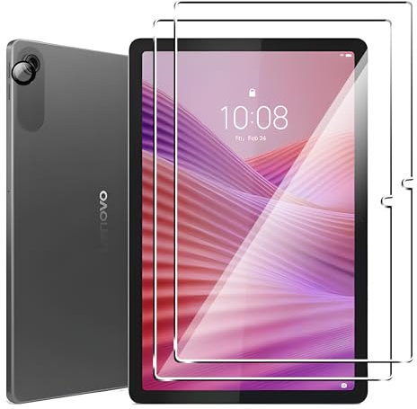 Tieeyivv Verre Trempé Compatible avec Lenovo Tab Tablet 10,1 Film Protection écran Protecteur Couverture Complète Sans Bulles d'air Ultra Résistant HD Transparent Dureté 9H Glass