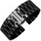KAXSFE 24 26 28 30 mm, kompatibel mit Seven Friday Diesel DZ4323 4283, Edelstahlarmband mit großem Zifferblatt, große Herrenarmbanduhr, solides Armband(C style Black,24mm)