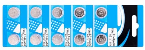 Ruiogoe LR44 AG13 Alkaline Batteries Button Coin Cell Batteries Durability AG13 Button Battery For Calculators Remote Controls