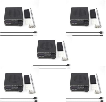5 set ATS-20 Plus Si4732 Radio AM (MW And SW) SSB (LSB And USB) Sustainable Audio Assembled Handheld Modern Receiver All Band Radios