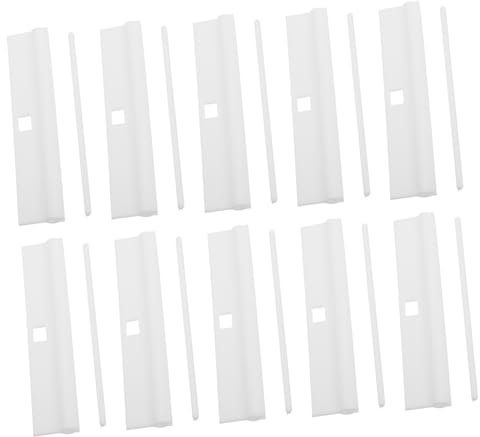 Ciieeo 20stücke Vertikale Jalousie Ersatzteile Teiliges Aus Robustem PVC Zubehör Für Fensterjalousien Einfache Installation Langlebig Und Pflegeleicht Für Heimreparaturen