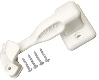 Jubilofex Cat Door Latch – Fridge Restraint, Cabinet Catch | Travel Drawer Lock for Boat, Motorhome, Truck, Kitchen Storage Unit, RV Table Clamp, Heavy Duty Fixing Kit for Doors Shelves Furniture