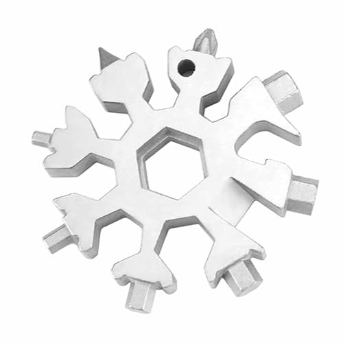 Gifts for Men Dad, 18-in-1 Snowflake Multi Tool, Birthday Gadgets Stocking Fillers for Men Who Have Everything