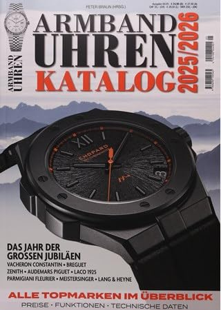 ARMBAND UHREN KATALOG 5/2025 Armbanduhren Katalog 2025/2026
