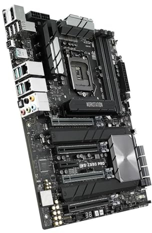 Carte mère Fit for ASUS WS Z390 Pro Intel Z390 LGA 1151 DDR4 64 Go M.2 ATX Prise en Charge Core i3-8100 i3-8300 i5-8600 i5-9600 i7-9700 processeur