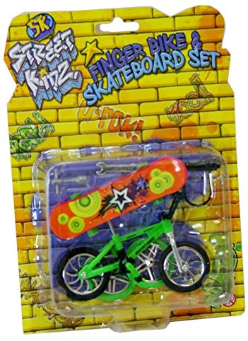 KT Street Kidz Finger BMX Fahrrad und Skateboard-Set