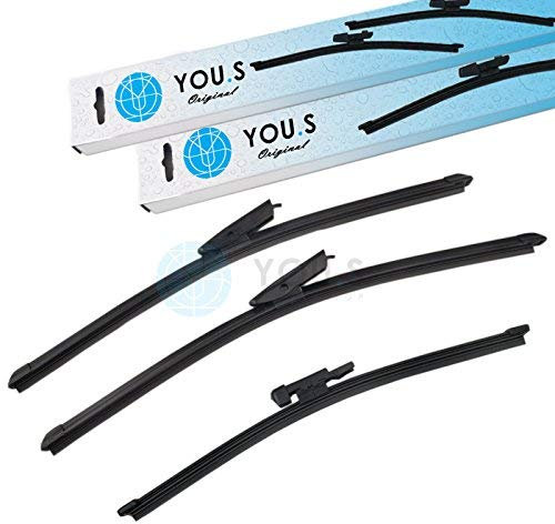YOU.S 61610039343 SCHEIBENWISCHER SET VORNE + HINTEN 280 + 550 + 550 mm (3 Stück)