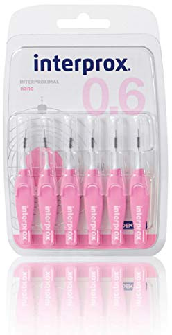 Interprox Nano 6 Brush Heads Pink