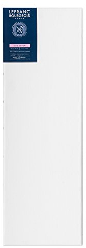 Lefranc Bourgeois 111134 Keilrahmen Serie - Klassisch, 100 % Baumwolle, 350g/m², Archivqualität, säurefrei für erhöhte Haltbarkeit, grundiert - 20x60cm