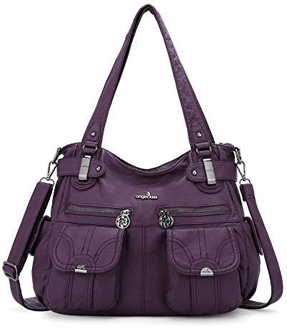 Angelkiss Cuir Sac à Main Désign/Epaule/Bandoulière/Large Capacité 8 Petites Poches Pour Filles/Femmes 5739