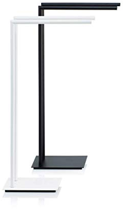 zweiarmiger Handtuchständer in Schwarz matt, STRAIGHT 2 von Decor Walther