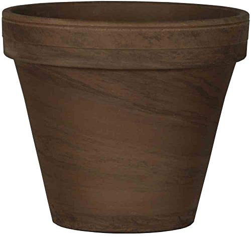 Blumentopf basalt 15/18cm Ton