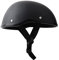 Motorradhelm, Exquisiter Motorrad-Halbgesichtshelm, Motorradhelm mit Halber Schädelabdeckung, FRP-Motorrad-Powersports-Helme, Mattschwarz