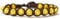 Samsara Bracciale Tibetano Buddista - shamballa con pietra Mantra in ottone - Filo in cotone cerato marrone