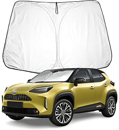 BIXUAN Yaris Cross 2024 Parasol Compatible con Toyota Yaris Cross 2021 2022 2023 Parabrisas para el Coche Cubierta Delantero Protección contra el Viento para Parabrisas Delantero Bloqueado UV
