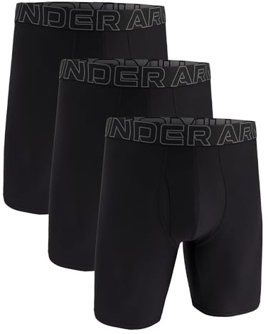 Under Armour Herren Tech Performance Boxershorts im 3er-Pack, 23 cm Beinlänge – atmungsaktiv, feuchtigkeitsableitend, weiches Tragegefühl, ganztägiger Komfort