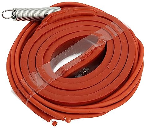 50W 220V Silicone Rubber Heater Strip, Multifunctional Heater Strip, Pipe Conditioner Compressor, Wine Beer Brew Heating Belt, Pipe Heating Belt for Turbines, Motors, Submersible Pumps, Red
