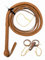 Generisch Bullwhip Fouet en Cuir de Marron Clair/Marron Clair 122 cm