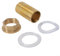 Faucet Repair Kit, Basin Mixer Tap Repair Kit Fitting Accessories Set Threaded Brass Nut Copper Tube Apron Install Parts (M32-150mm)