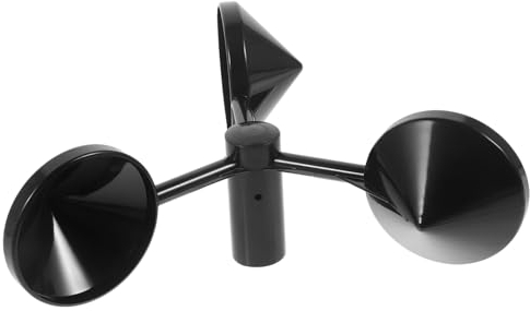 Happyyami Anemometer-windbecher Luftströmender Ersatzbecher Windschalensensor Windmessung 3-cup Ersatz-sensorbecher Werkzeug Zum Messen Der Windgeschwindigkeit Messbecher Abs Sender