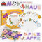 Haozozo Montessori Spielzeug ab 3-8 Jahre, Buchstaben Lernen Steckpuzzle Geschenk Mädchen 3-8 Jahre Lernspiele ab 3-8 Jahre Geschenk Junge 3-8 Jahre Geschenk Einschulung Vielfältiger Wortschatz