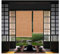 Japanischer Bambus-Rollo, Rollos für Pavillon, Tür, Balkon, 60 % lichtblockierend, 85 cm Breite x 200 cm Länge