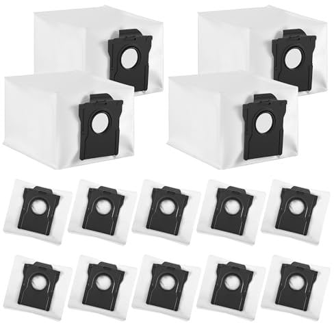 14 Sacs pour aspirateur Dreame L40 X40 X50 Ultra Complete / D10 Plus Gen 2 / L10s Ultra Gen 2 / L10s Pro Ultra Heat/ L10s Plus Accessoires Pour Aspiratrice De Rechange,3,2l grande capacité