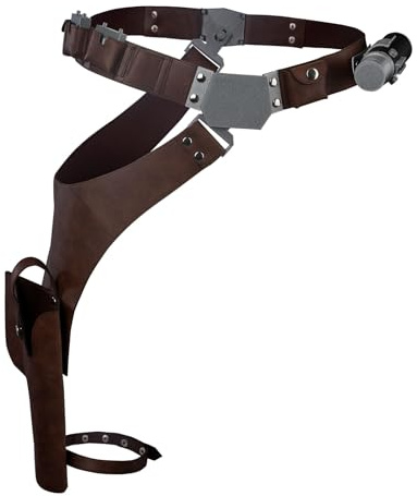 CosFantasy Herren-Cosplay-Gürtel, PU-Leder, Holster, Kostüm-Gürtel, Requisiten, Zubehör für Halloween