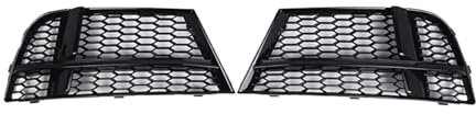 1 paio di griglie da corsa for fendinebbia for auto compatibili con AUDI A3 8V S-line Sedan Sportback Convertible 2017-2019 paraurti anteriore griglia di copertura for fendinebbia