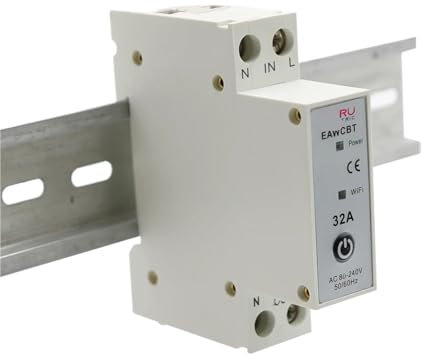 Leistungsschalter MCB 1P+N 63A Zeitrelais Sprachfernbedienungsschalter(EWeLink,63A)